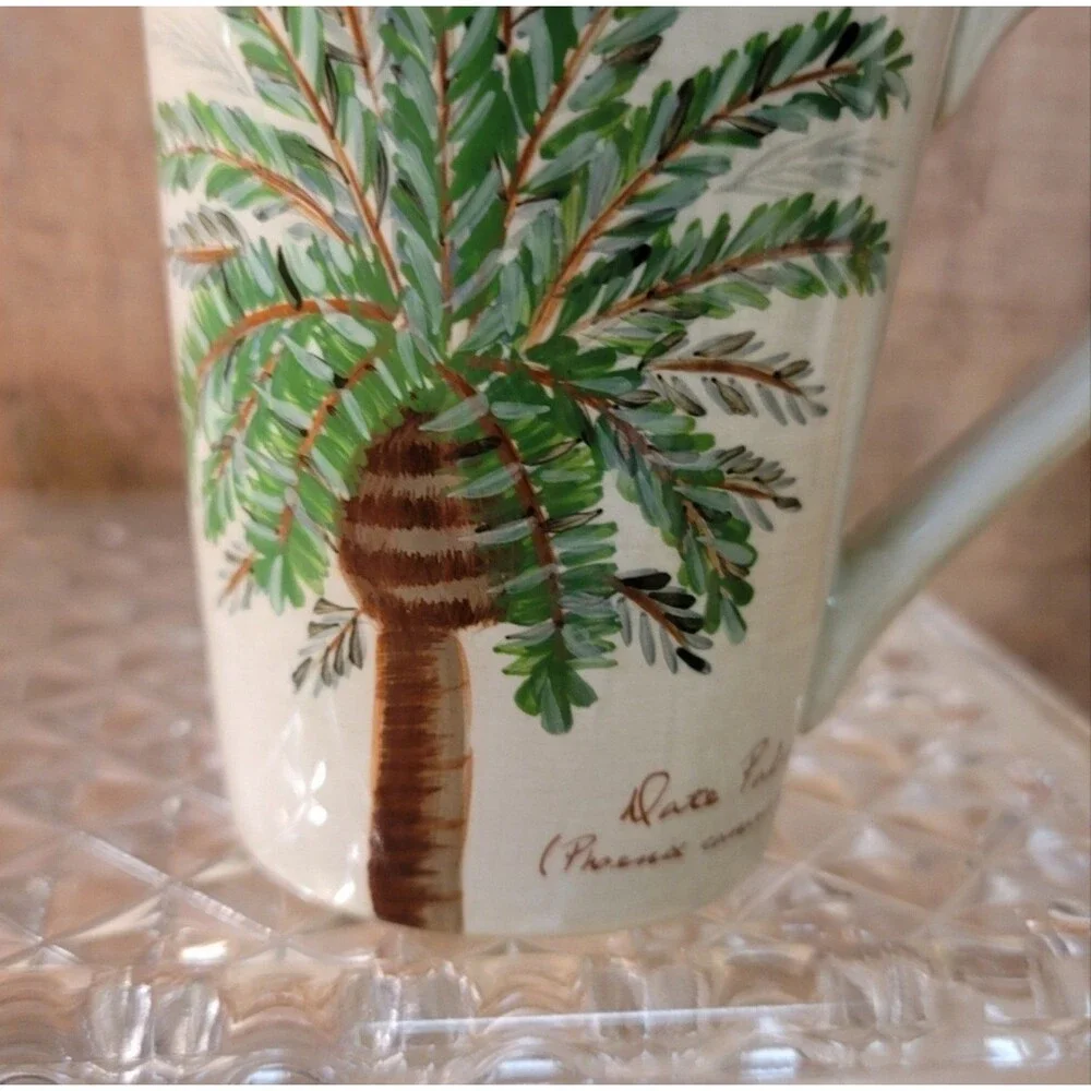 Palm Island Teapot and Cups. Palm Island Cream by FLORIDA.